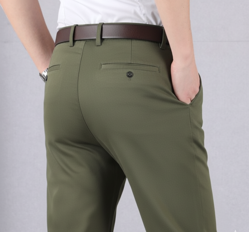 🔝🔥PANTALONES CLASICOS DE ALTA ELASTICIDAD PARA HOMBRE🤩