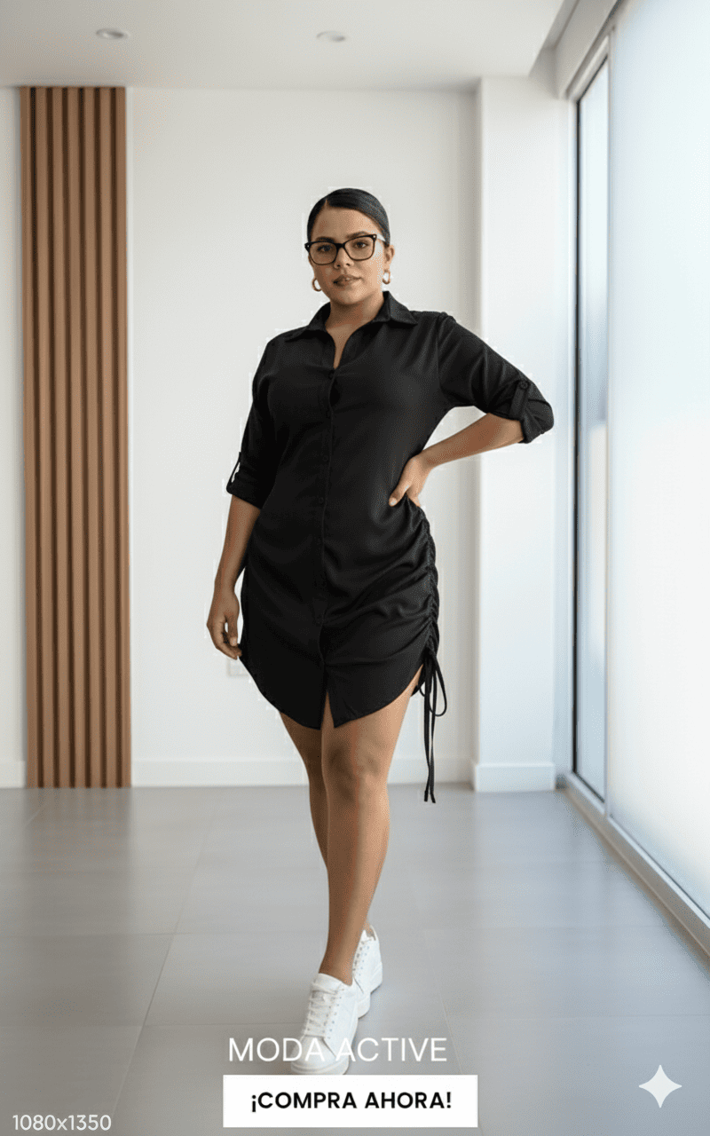 👗 Vestido Camisero Versátil