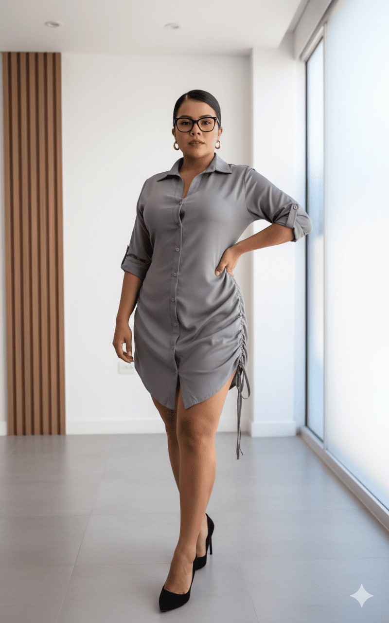 👗 Vestido Camisero Versátil